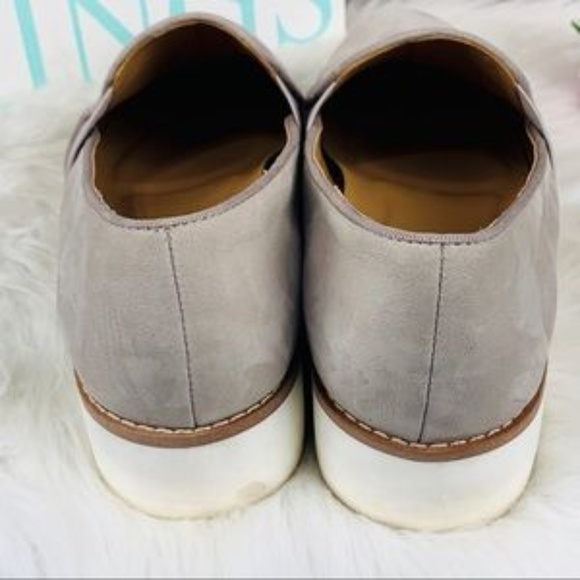 Franco Sarto Hailie 2 Leather Wedge Loafer Size 8M - Picture 4 of 6